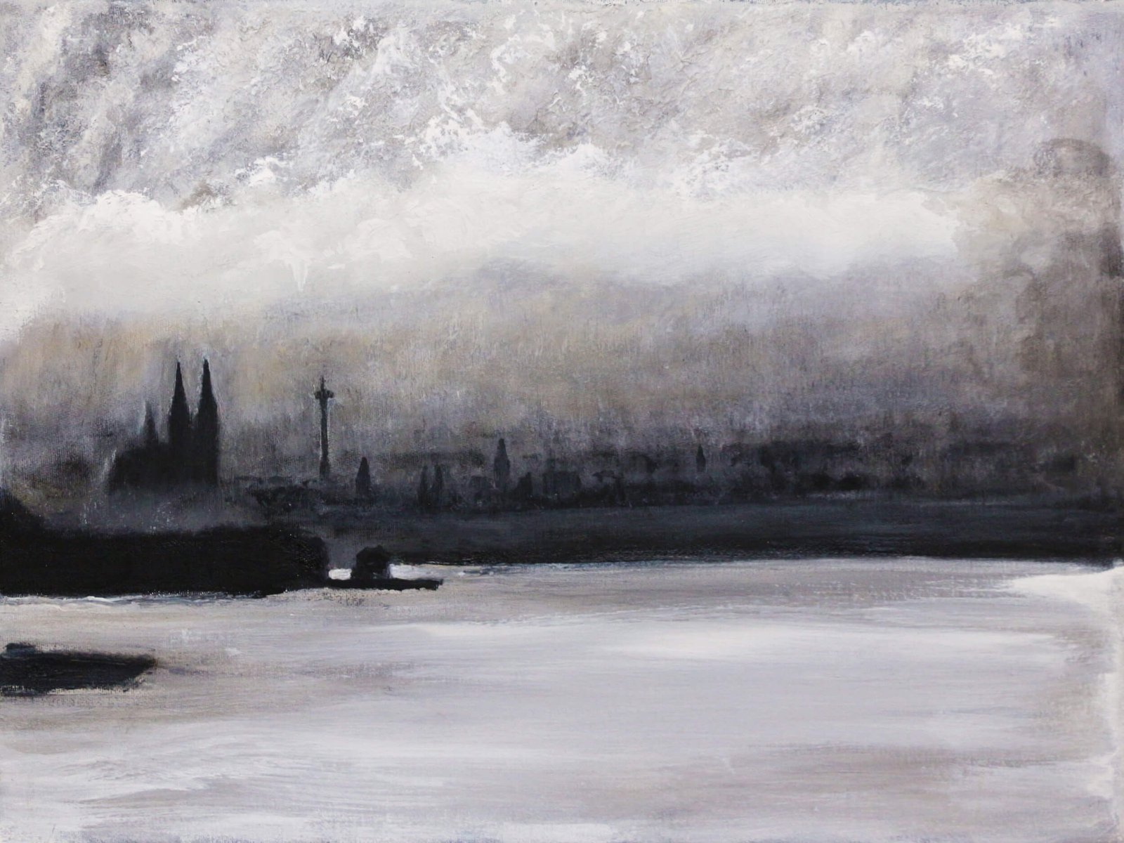 Kolvenbach Axel Spiegelungen Am Rhein 40x30cm11 Kopie